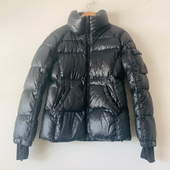 S13 New York Gloss Gramercy Down Puffer Jacket Women Size M Black Outdoor - Picture 13 of 14